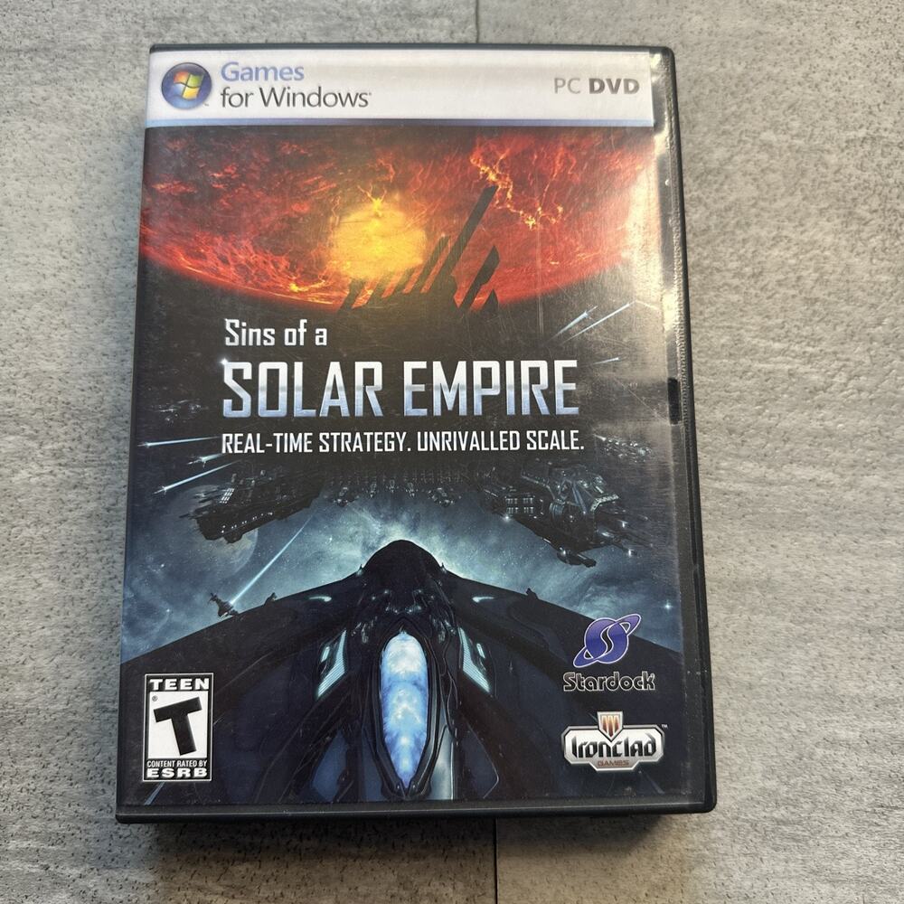 Sins of a Solar Empire (PC, 2008) Game for Windows